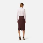 Elisabetta Franchi camisa de algodon con solapas y bordados - Imagen 5