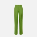 Elisabetta Franchi pantalon de mezcla de lino