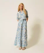 Twinset pantalon palazzo de flores