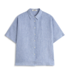 Ecoalf camisa Melania rayas azul/blanco - Imagen 4