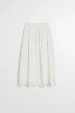 Indi&Cold falda midi bordada - Imagen 5