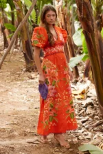 Coosy vestido Narella rojo - Imagen 2