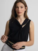 Silbon camiseta woman nudo negro - Imagen 3