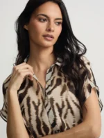 Silbon blusa estampado animal print - Imagen 2