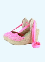 StarLove alpargata Meridian21 vichy fucsia - Imagen 4