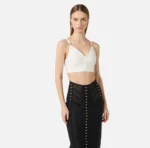 Elisabetta Franchi top de punto tridimensional - Imagen 3