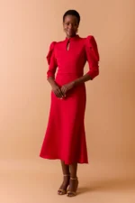 Coosy vestido romana rojo - Imagen 2